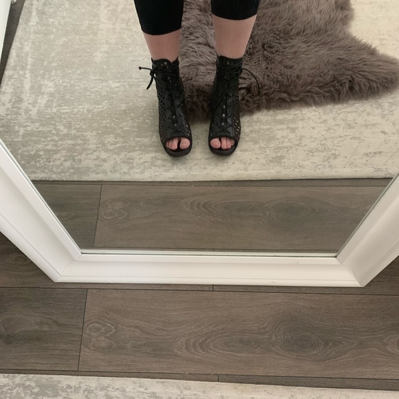 Proenza Schouler Lace-Up Cage Flat Boot Open Toe - Picture 6 of 9